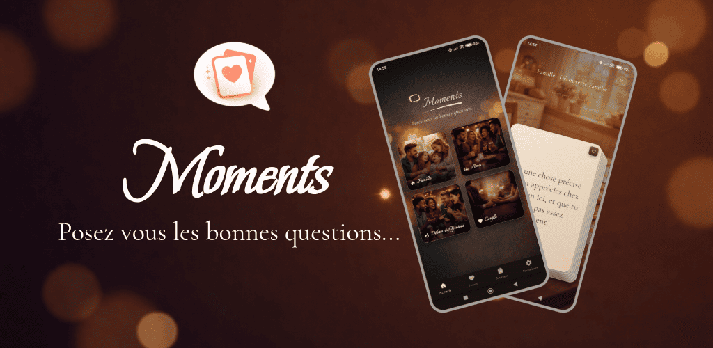 Apercu de l'application Moments