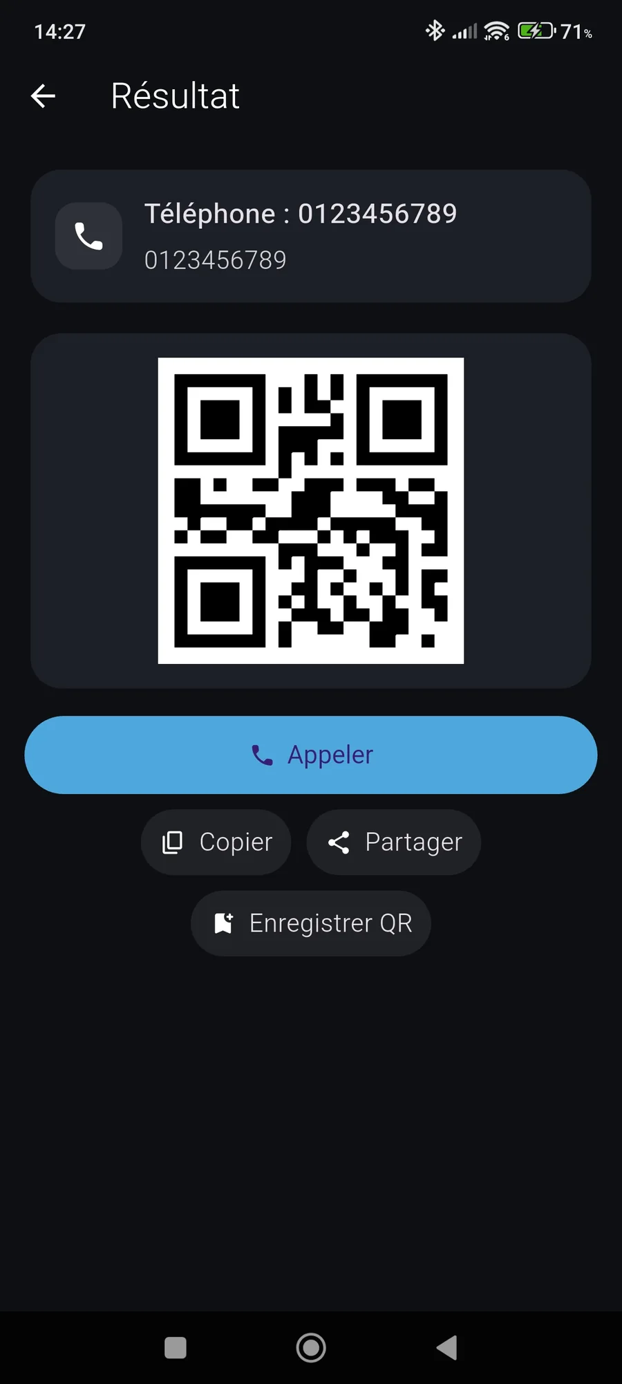 Aperçu de QuickQR 2